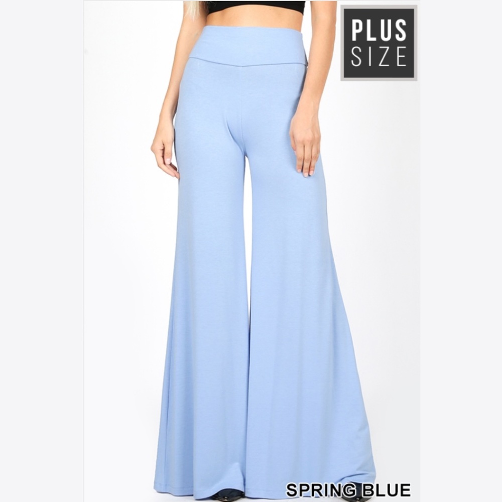 Blue Palazzo Pants
